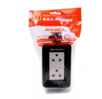 ปลั๊กไฟ หุ้มยาง 2x4 กราวด์คู่ BEWON