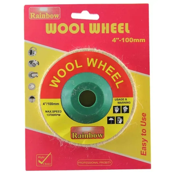 แผ่นขัดเงาโลหะ 4" Rainbow